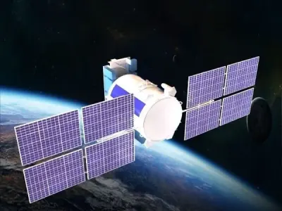 Satellite Glonass 3D model