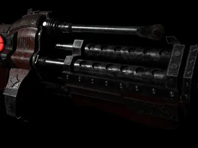 Modified Boomshot Grenade Launcher 3D model