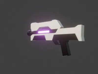 PLASMA GUN Low-poly 3D model buy