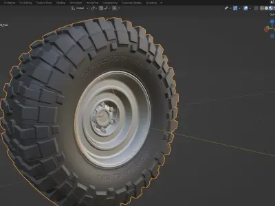 BF Goodrich R17 BFG Krawler TA KX Tire 3D model