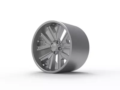 FOOSE FISHTAIL WHEEL 3D PRINT MODEL 3D print model