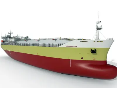 Tanker Orange Blossom  3D model