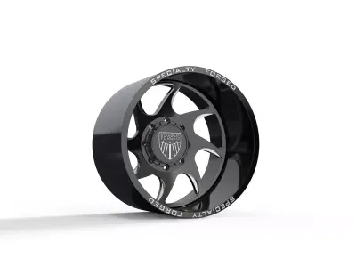 REAR SPECIALITY FORGED D026 WHEEL 3D MODEL 3D model