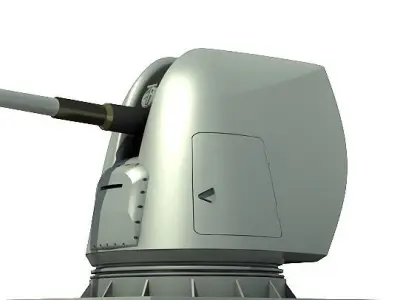 MK 45 MOD 2 5 INCH GUN 3D model