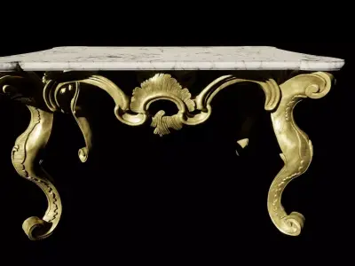 Victorian console table 3D model
