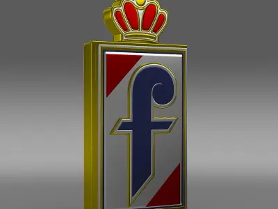 pininfarina logo 3D model by Sergey