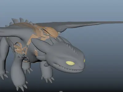 toothless only model 3D model