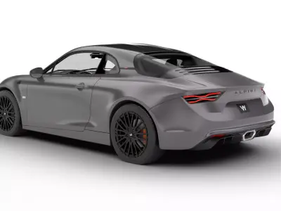 Alpine A110S 2020 3d model 3D model