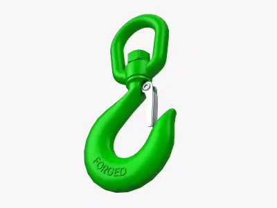 Swivel Hook Low-poly 3D model