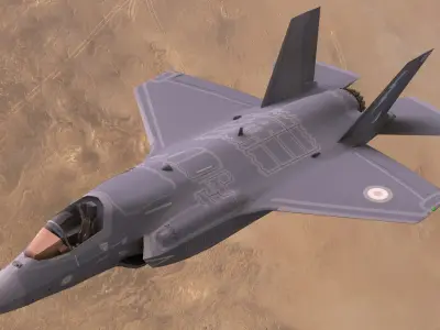F35B Royal Air Force 3D model