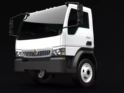International CF500 Truck Free 3D model