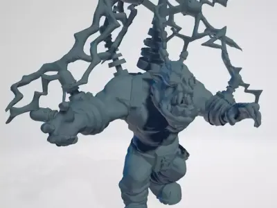 Crazy Electric Fungus 3D model