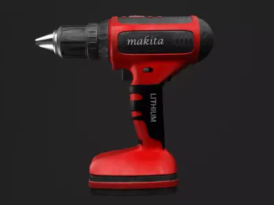 Power drill 3d model 3D model