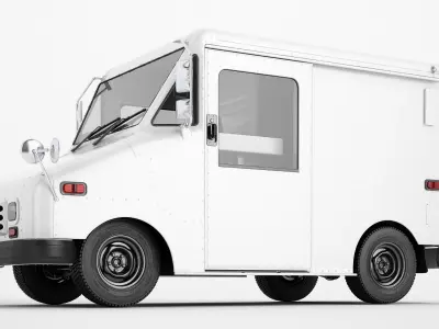 Mail Truck 04 3D model