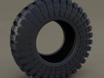 Maxxis Trepador Tire 3D model