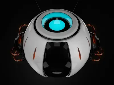 Sci Fi Drone 3D model 4
