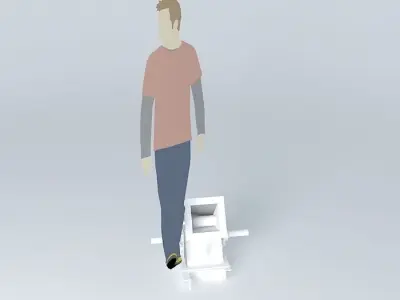 Water turbine crossflow  Free 3D model