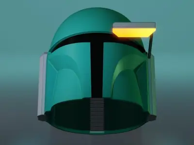 Custom Simple Mandalorian Helmet Free 3D print model