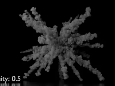 Color-Explosion explosion 3D model