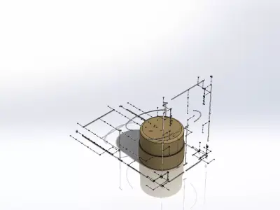 Endless Background Photo Support -  Suporte Foto Fundo Infinito 3D model