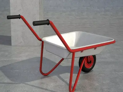 Wheelbarrow 3 3D model