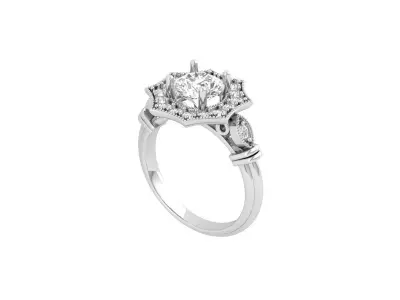 Wedding Ring  3D print model 433