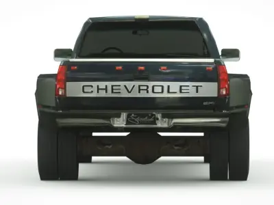 Chevrolet Silverado 1988 Low-poly 3D model