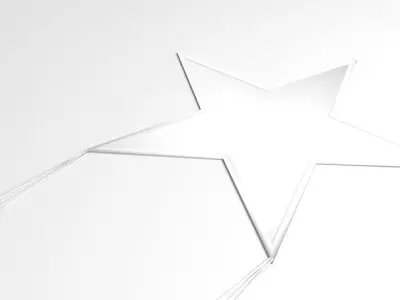 Star Kite 3D model