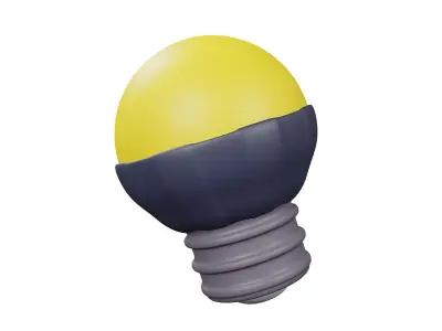 Electrician Tools and Elements Icon Pack 3D Model Low-poly 3D model