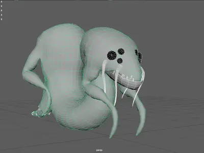 Monster6 Low-poly 3D model