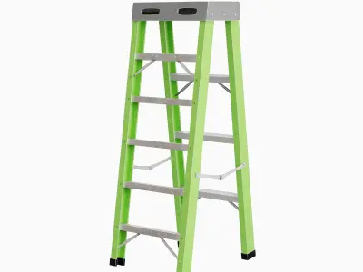 Ladder 03 Low-poly 3D model