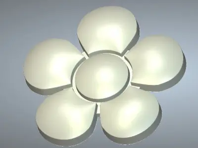 3d flower model 3D model
