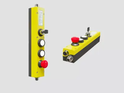 button switch operation box 3D model