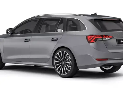 Skoda Octavia Combi 2020 3D model