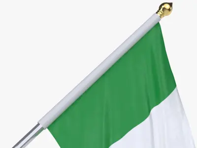  Italy Cloth Flag Wall Mount Animated 