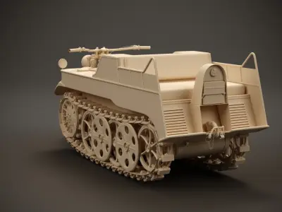 Kettenkrad 1944 3D model