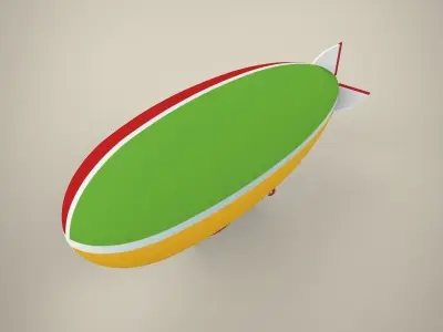 Blimp 3D model purchase