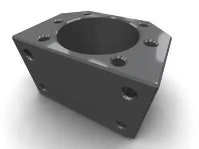 DSG25H metal box 3D model