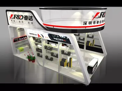 Exhibition - Area - 9X6-3DMAX2009-083 3D model