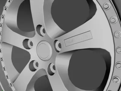 WHEEL BASED on GOLD RE AMEMIYA 3D model
