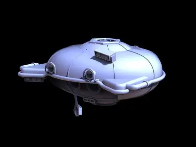 SP-350 Denise Submarine Diving saucer 3D print model