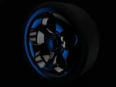 Alloy Wheel 2 Free 3D model