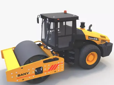  Road Roller 3  3D model