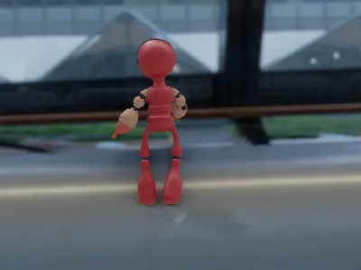 3D Robot Low-poly 3D model purchase