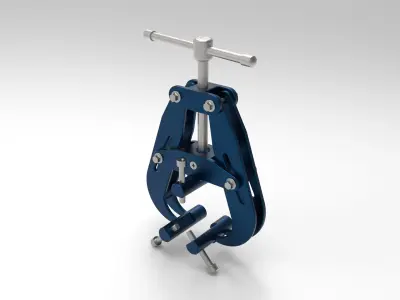 pipe clamp 3D model