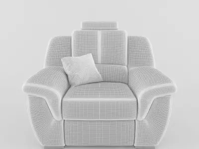 Chair recliner - recliner 3D model