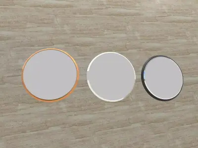 Beveled Mirror Circle 3D model