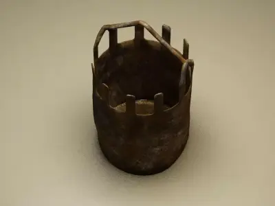 Industria Era - Fat Bucket Free low-poly 3D model