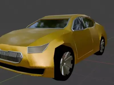 SUV Low-Poly Game-ready Low-poly 3D model