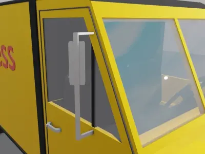 Delivery van 3D model
